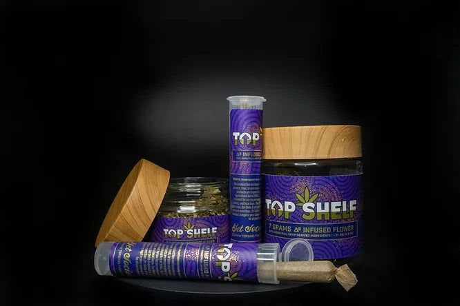 BUBBA KUSH DELTA 8 INFUSED FLOWER - Top Shelf Hemp Co. Product Profile