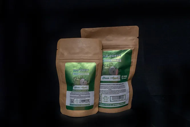 GREEN APPLE DELTA 8 EDIBLES - Top Shelf Hemp Co. Product Profile