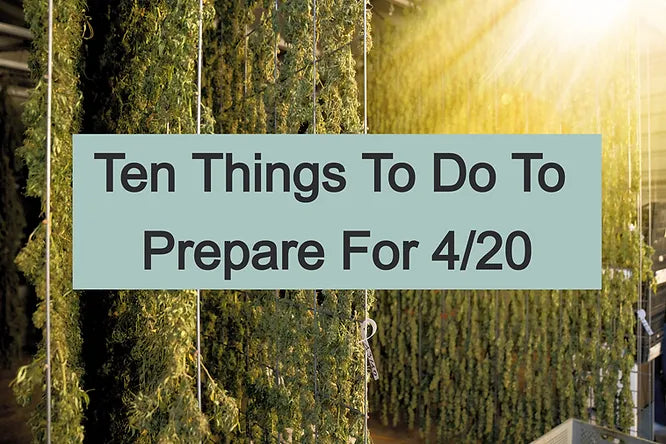 Ten Things To Do To Prepare For 4/20